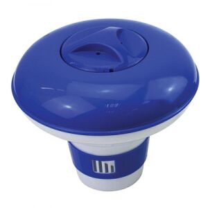 Kék-fehér úszó vegyszeradagoló medencékhez - Vegyszeradagoló