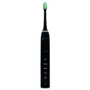 Oromed Sonic Toothbrush Black, electric toothbrush with 5 modes and 3 intensity levels, includes travel case and charger - Mouth shower and Electric toothbrush