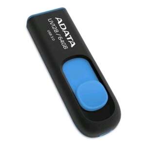 Adata 64GB USB 3.0 Fekete-kék Pendrive AUV128-64G-RBE 94390130 