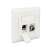 Delock - 86202 - Keystone Wall Outlet 2 Port 64745658