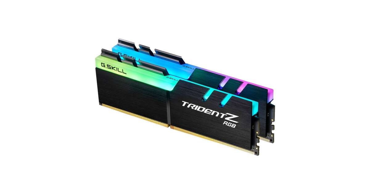 DDR4 G.Skill Trident Z RGB 3200MHz 16GB - F4-3200C16D-16GTZR (KIT