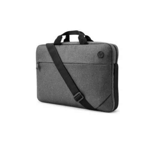HP Prelude Top Load 15,6 Zoll graue Laptoptasche, schräge Ansicht