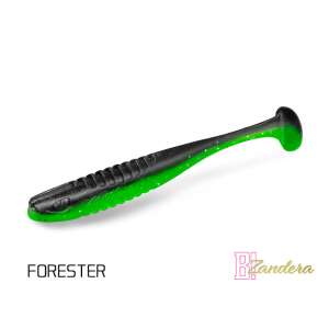Delphin ZANDERA UVs Forester lágy csalik, 15cm, zöld és fekete - Horgász csali