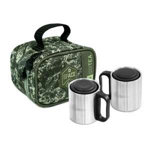 Delphin SPACE COTEA kávé és tea készlet két bögrével, két tartóval, két kanállal és egy hordtáskával - Egyéb táska