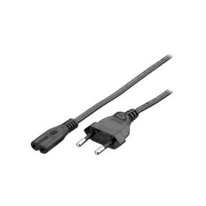 Kabel zasilający Equip CB-8, 1.8m, czarny, wtyczka Euro do złącza C7 - Equip