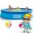 Intex Easy Set inflatable pool, 305cm diameter, 76cm height, family fun, summer pool, beach ball
