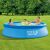 Family enjoying Intex Easy Set inflatable pool in garden