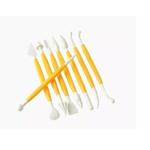 Sada nástrojov na zdobenie marcipánu a fondánu, 8 kusov - Perfect Home Formy na pečenie