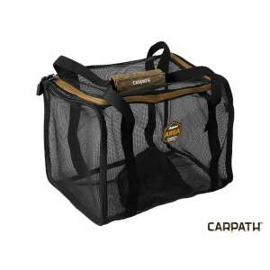 Delphin Area pontyozó táska, fekete hálós táska cipzárral, Carpath mintával - Egyéb táska