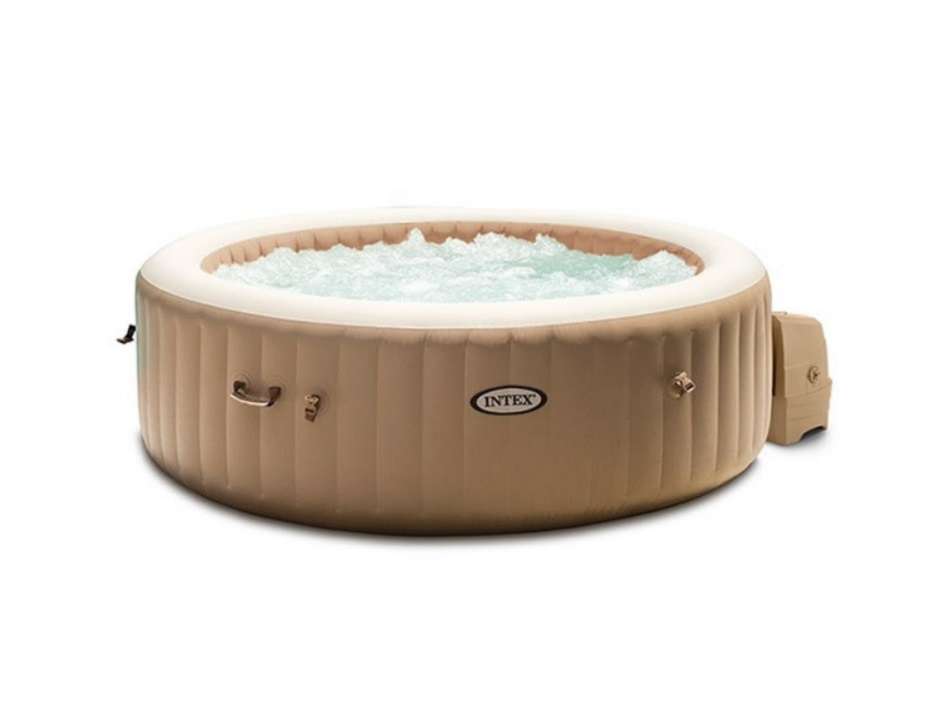 Zestaw nadmuchiwanego jacuzzi Intex PureSpa dla 6 osób 216x71cm (28428) #brązowy