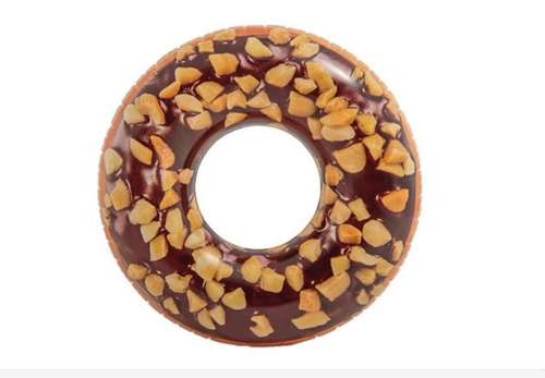 Colac gonflabil Intex Donut in forma gogoasa cu design ciocolata si alune #maro (56262NP) 31394254