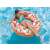 Woman relaxing on Intex Donut Sprinkle inflatable swim ring in pool