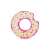 Intex Rainbow Donut Inflatable Swim Ring - 42" x 39"