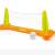 Intex inflatable pool volleyball set, orange and green, with net, ball, and weights