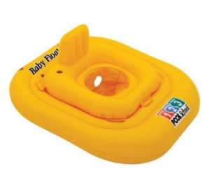 Intex Pool School Baby Float, yellow, for babies 1 year and older - Pool and Beach Toy