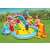 Family enjoying the Intex Dinosaur Inflatable Play Center in the backyard