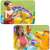 Intex inflatable dinosaur kids pool with slide and water spray, kids playing with the rings and basketball hoop