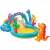 Intex inflatable dinosaur kids pool with slide and water spray, close up view