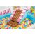 Nahaufnahme der Rutsche und des Candy-Bean-Designs des aufblasbaren Intex Candy Zone Pools