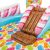 Close-up of Intex Candy Zone inflatable pool slide and candy-themed design