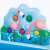 Intex Jungle Adventure inflatable pool with slide, close-up of the flamingo ball game