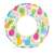 Intex Lively Print inflatable swim ring with pineapple design