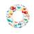 Intex Lively Print inflatable swim ring with fish design