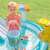 Intex inflatable pool with slide, alligator sprinkler, and umbrella