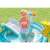 Intex inflatable pool with slide, alligator sprinkler, and umbrella