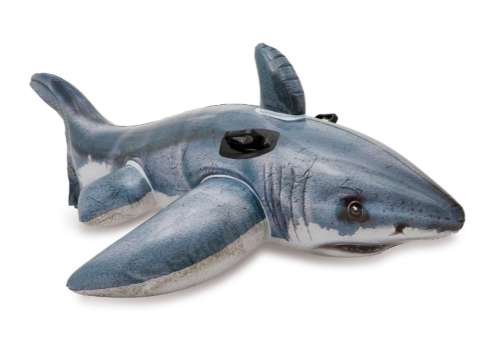 Saltea gonflabila Rechin 107x173cm Intex Great White Shark (57525NP) 31394587