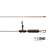 Delphin THE END Leadcore HELI / 3db 80cm horgász ólomzsinór forgóval és gyöngyökkel