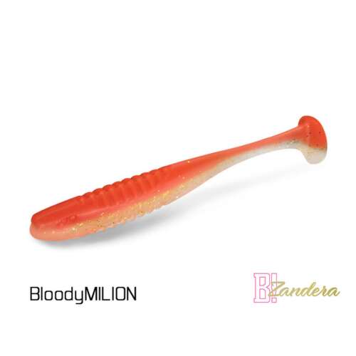 Delphin Zander UVs BloodyMILION lágy csalik, 15cm