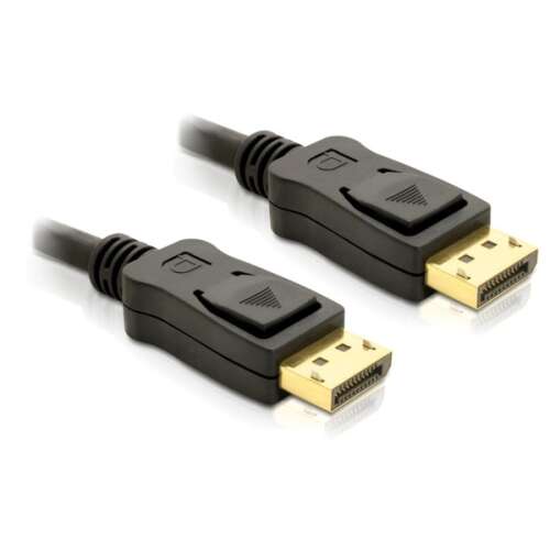 Delock DisplayPort cable M/M 2m, black, 82585