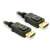 Kábel DisplayPort Delock M/M 2m, čierny, 82585