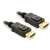 Kábel DisplayPort Delock M/M 2m, čierny, 82585