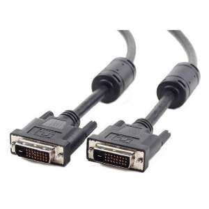 Cablu DVI-D Gembird Dual Link, 3m, Negru - Cabluri DVI