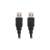 Lanberg USB-A to USB-A cable, 1.8m, black, USB 3.0, high speed data transfer