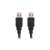 Lanberg USB-A to USB-A cable, 1.8m, black, USB 3.0, high speed data transfer