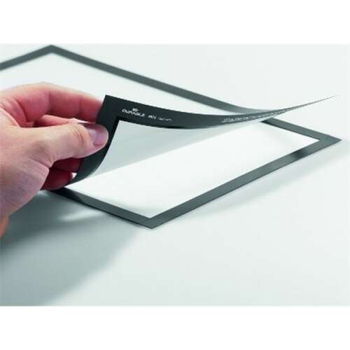 Ramă magnetică Duraframe A4, neagră, pachet de 2