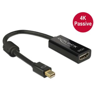 Delock Mini DisplayPort to HDMI Adapter, 4K Passive, High Quality - HDMI Adapter