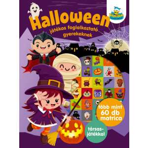 Halloween - Játékos foglalkoztató gyerekeknek 32025503 Foglalkoztató füzetek, matricás