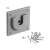 Gardena NatureUp! wall mount for vertical planters, grey, with screws