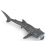 Angled view of Papo Whale Shark toy, collectible sea life