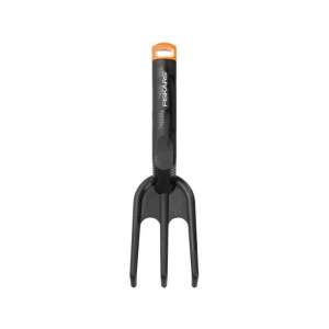 Fiskars Solid™ ručný kultivátor, čierny s oranžovou rukoväťou - Fiskars