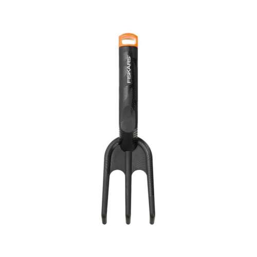 Fiskars Solid™ kultywator ręczny, czarny z pomarańczową rączką