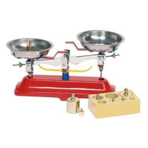 Goki Metall Spielwaage mit Gewichten für Rollenspiele - Goki