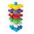 Quercetti Qubó building blocks, colorful, stackable, easy to grip, for toddlers and preschoolers, 19 pieces