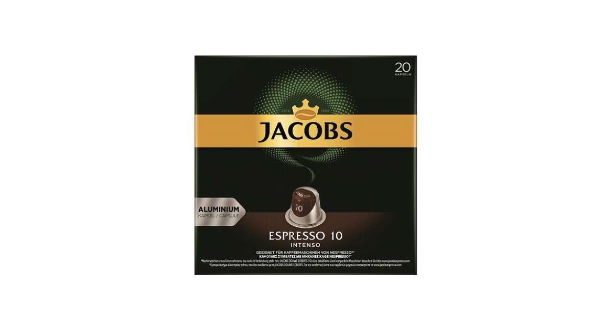 Douwe Egberts Jacobs Espresso Intenso Db K V Kapszula Pepita Hu