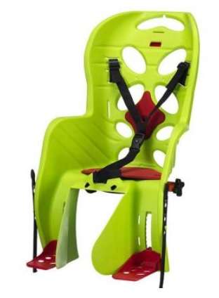 Scaun de bicicleta pentru copil HTP Fraach #verde-rosu 31400488