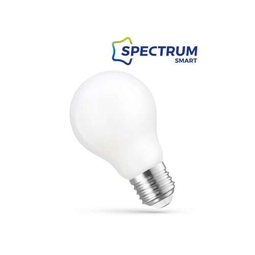 LED žiarovka Spectrum Smart, E27, 5W, 560 lúmenov, CCT+DIM, WiFi, biela